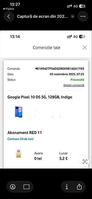Google Pixel 10 128 GB sigilat factura garantie