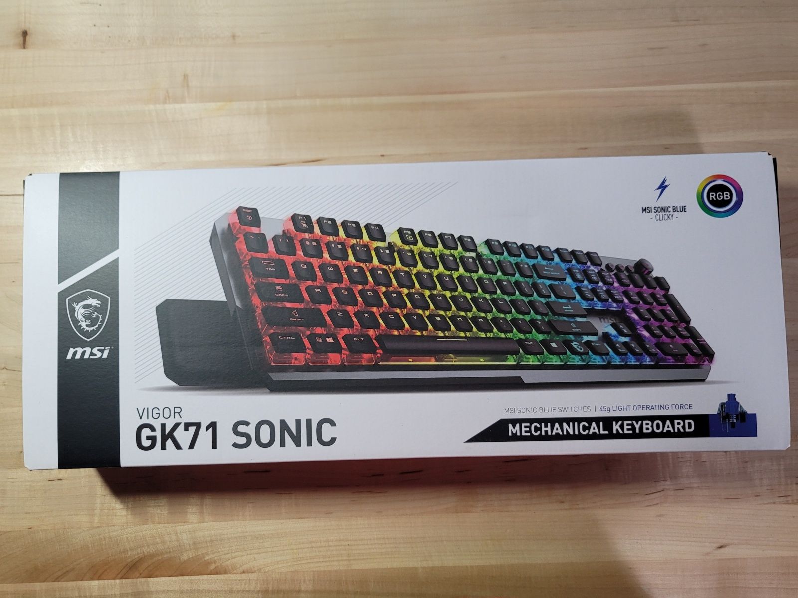 Продам игравую клавиатуру msi +мышь msii