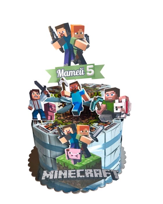 Картонена торта / подаръчета за детски рожден ден