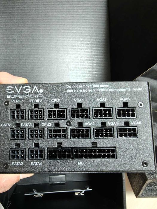 Гаранция! Захранване EVGA SuperNOVA 1300 P+, 80+ PLATINUM 1300W