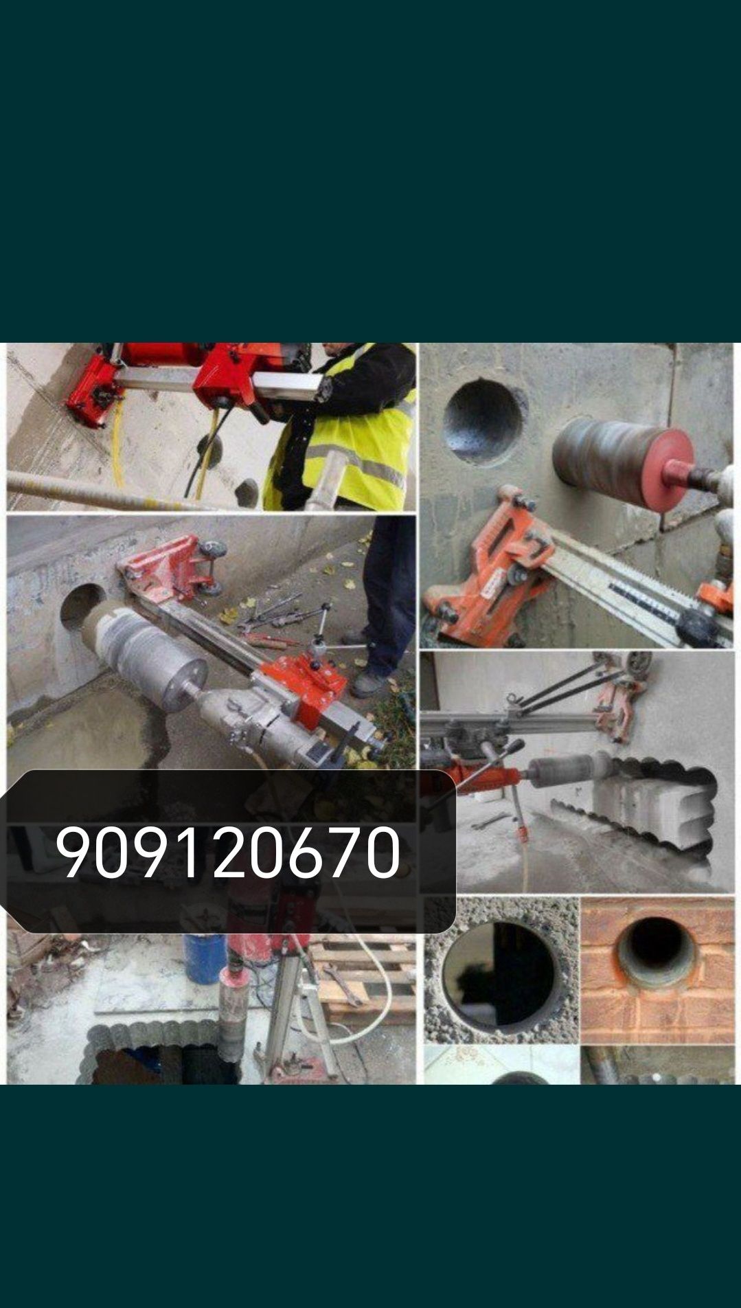 Almazniy beton teshish xizmati