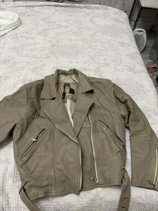 Кожанная натуральная куртка косуха