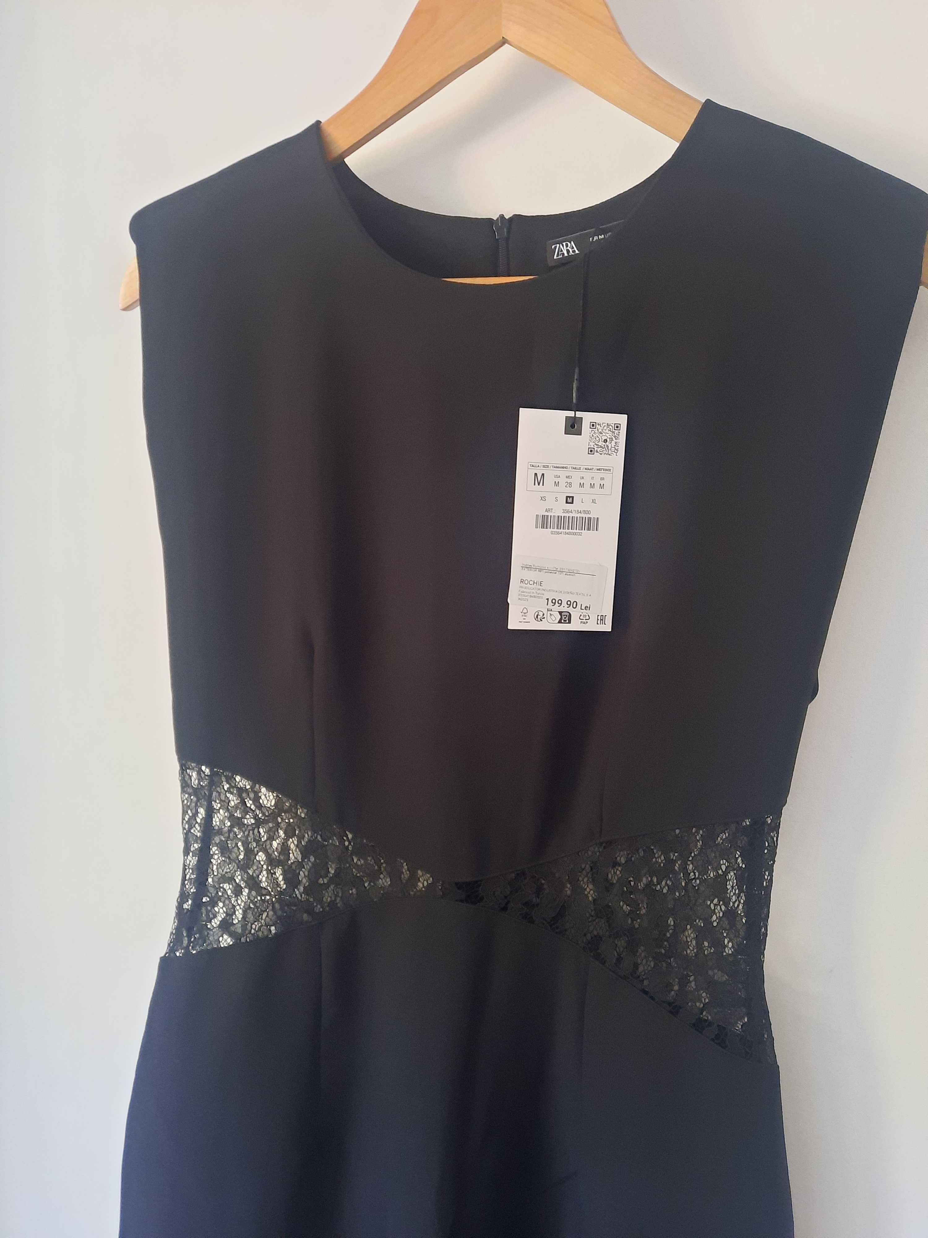 Rochie nouă cu dantela Zara M