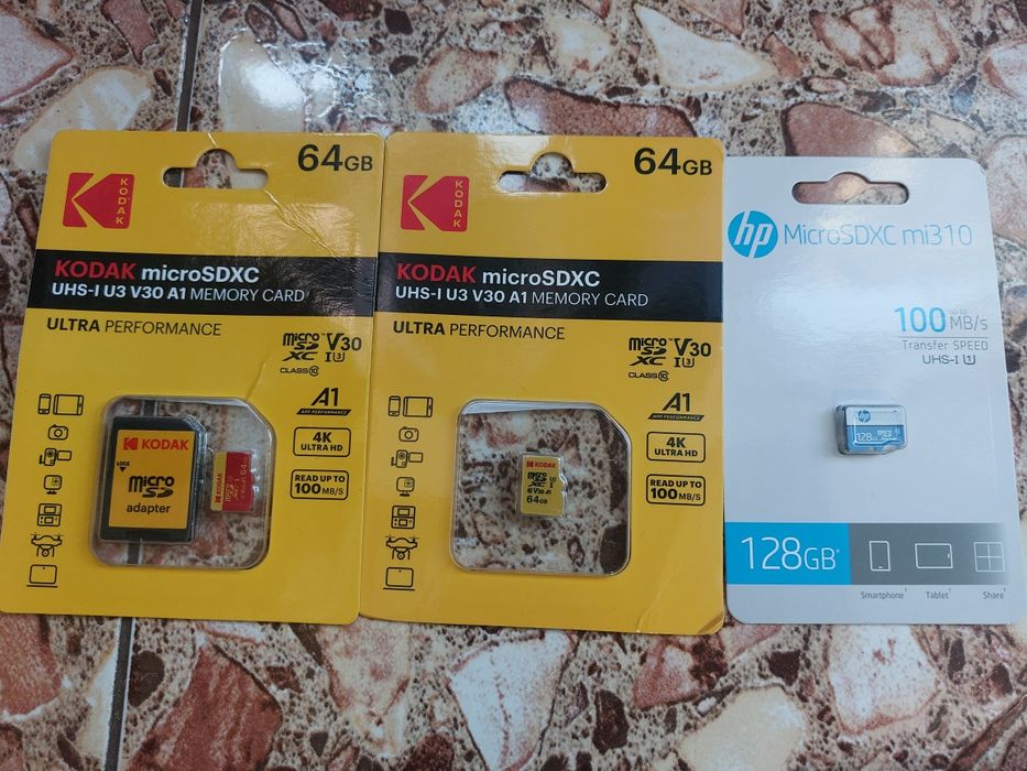 NOU ‼️ Card Micro SDXC Kodak 64GB, HP 128GB