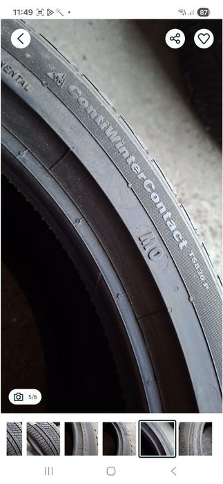 1buc 285 35 R20 Continental iarna M+S cauciuc anvelopa ms 20