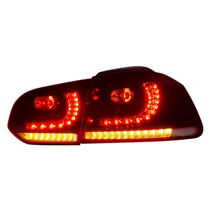 Stopuri LED Golf 6 2008-up R20 Design Semnal Secvential Dinamic