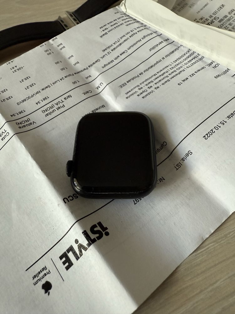 Vand Apple Watch SE 2nd Gen 44 mm Midnight