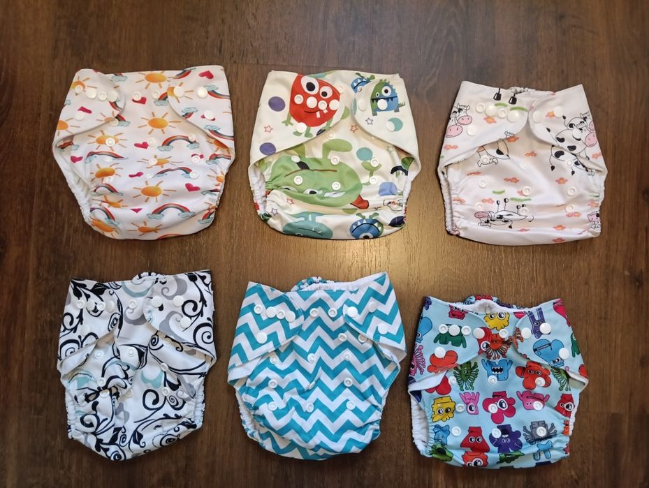 Scutece textile refolosibile/lavabile ALVA