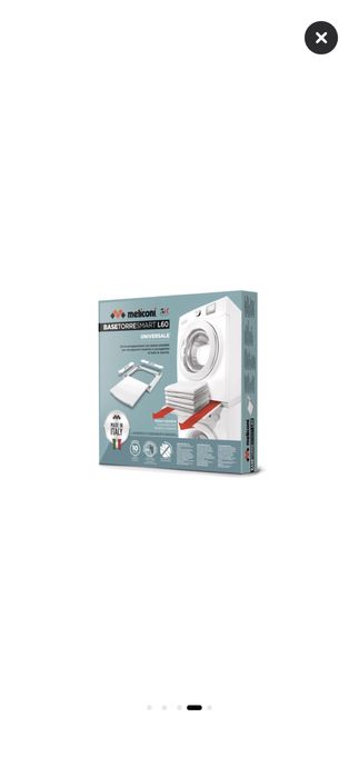 Kit de suprapunere universal Meliconi, a uscatorului pe masina