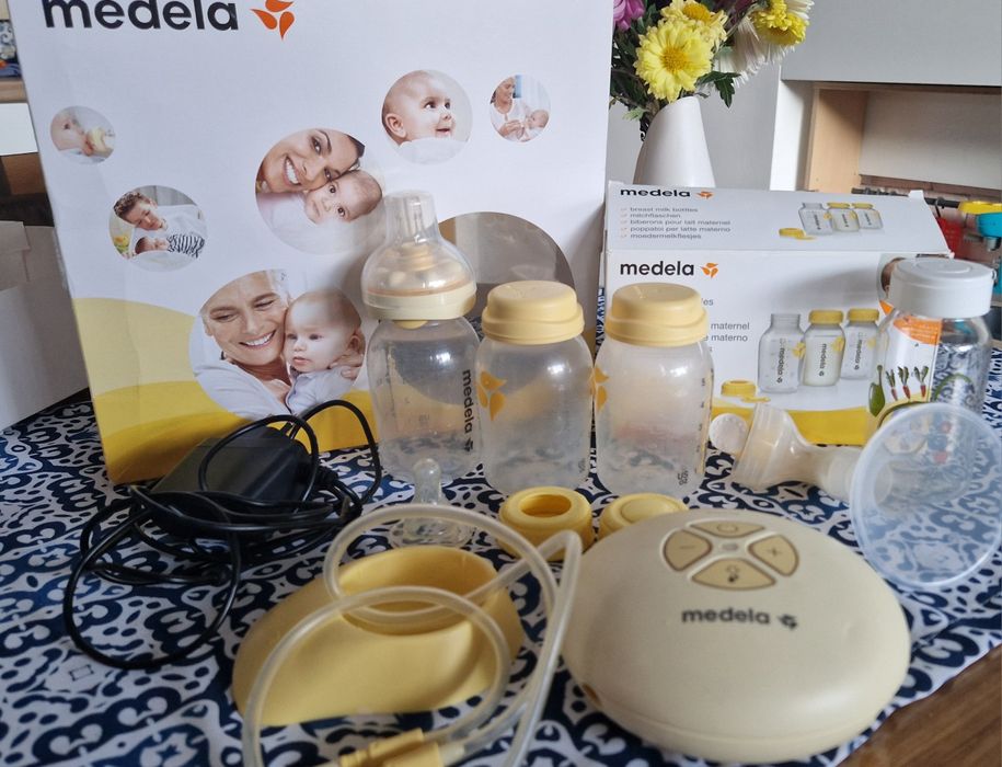 Medela Swing + Calma + 4 шишета