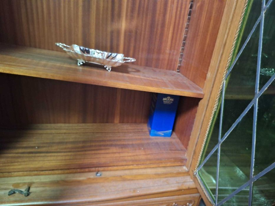 Vitrina vintage lemn masiv