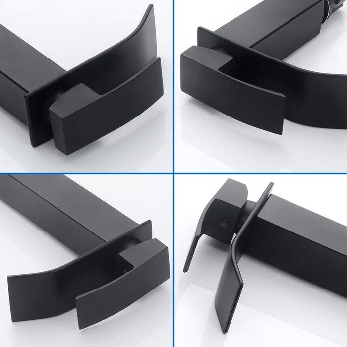 Baterie lavoar Negru Mat Design elegant