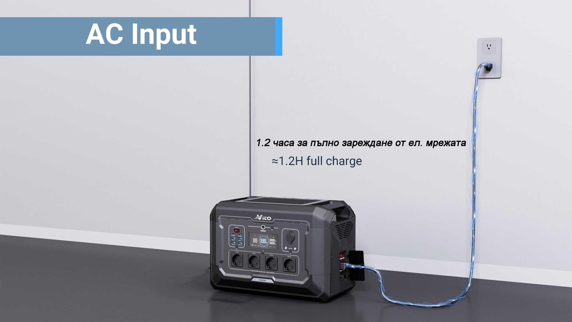 2500W Соларен Генератор за ток VITO S2 Power Station