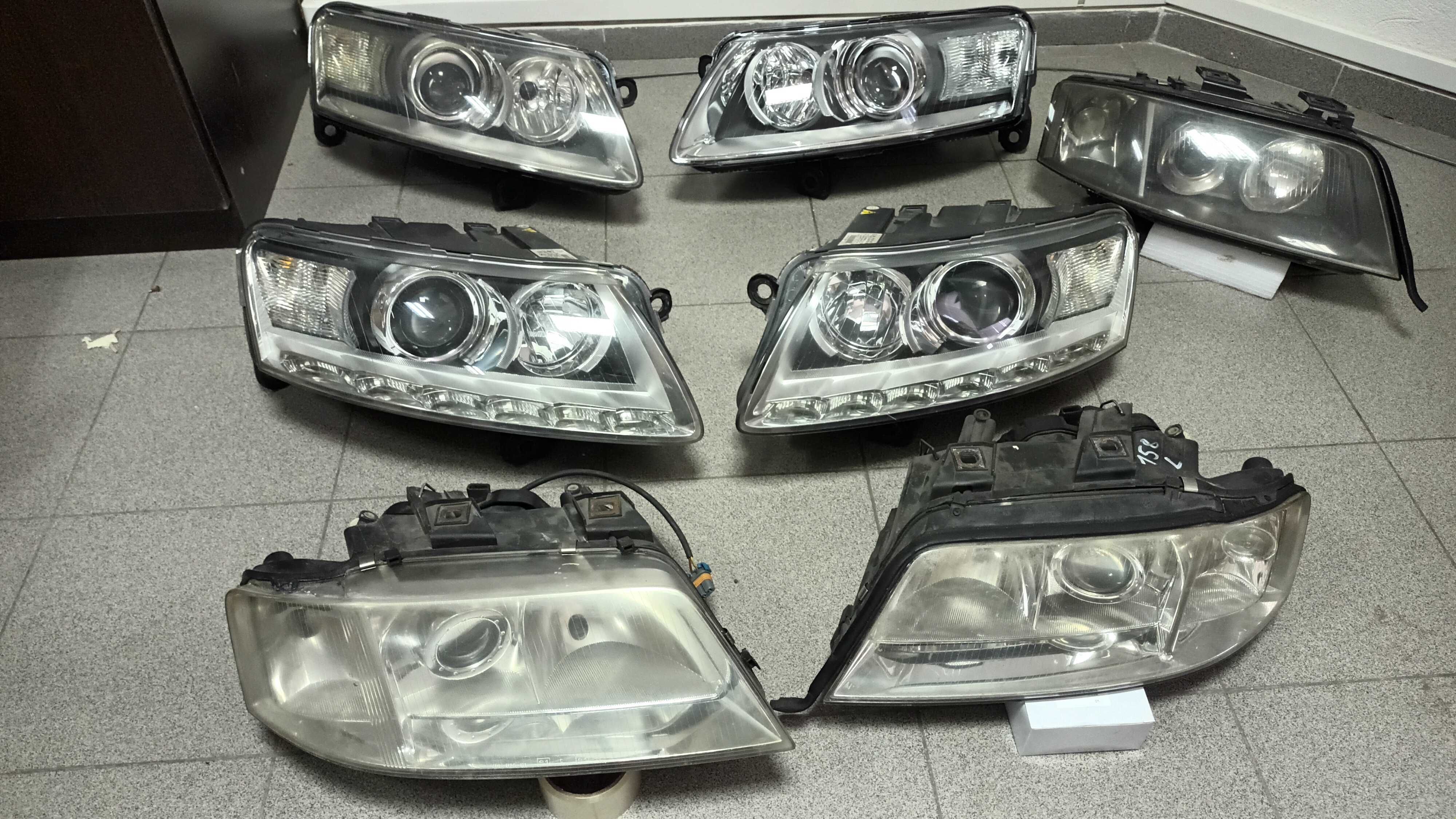 Ауди А6 С6 4Ф ксенон ляв десен фар Audi A6 S6 4F LED xenon far LED