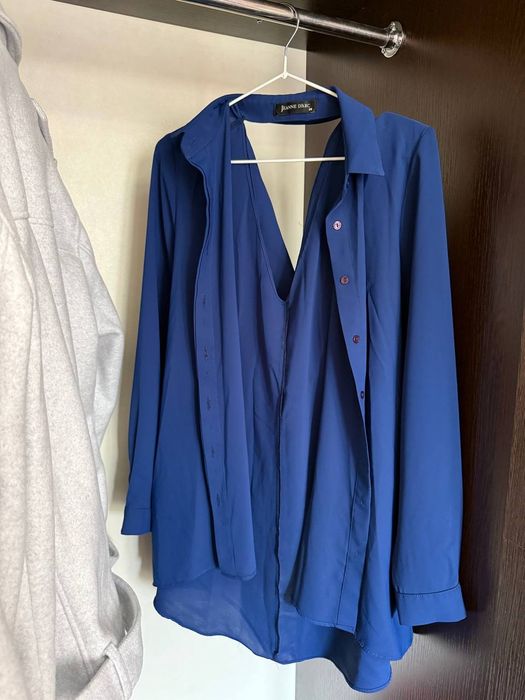 Рубашка Женская, Синяя