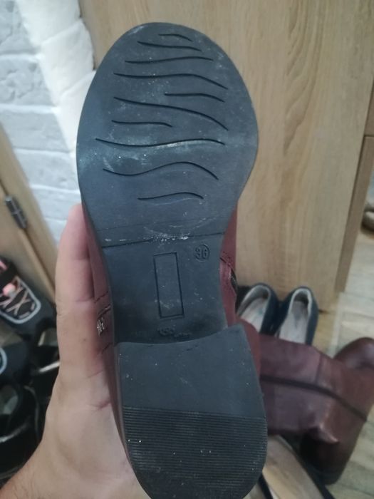 Дамски ботуши естествена кожа 36