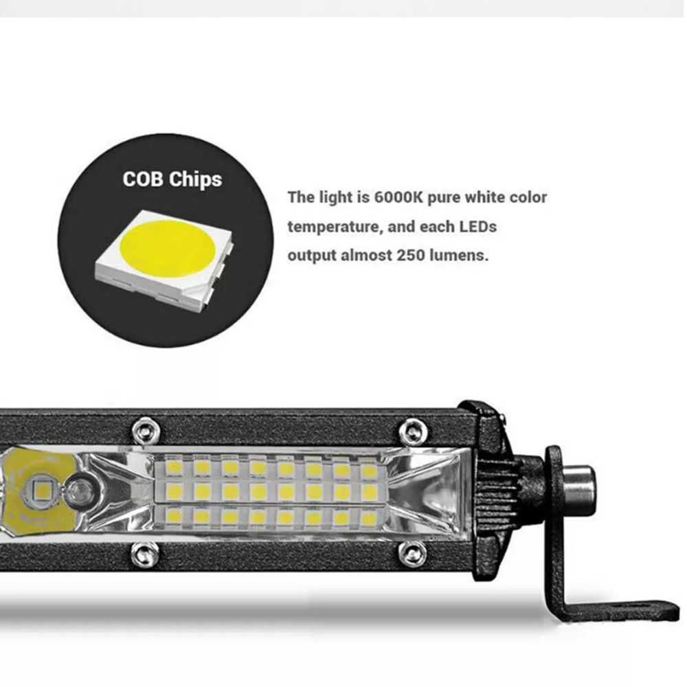 Мощен LED Bar, 12-24V, 90W, 28 cм