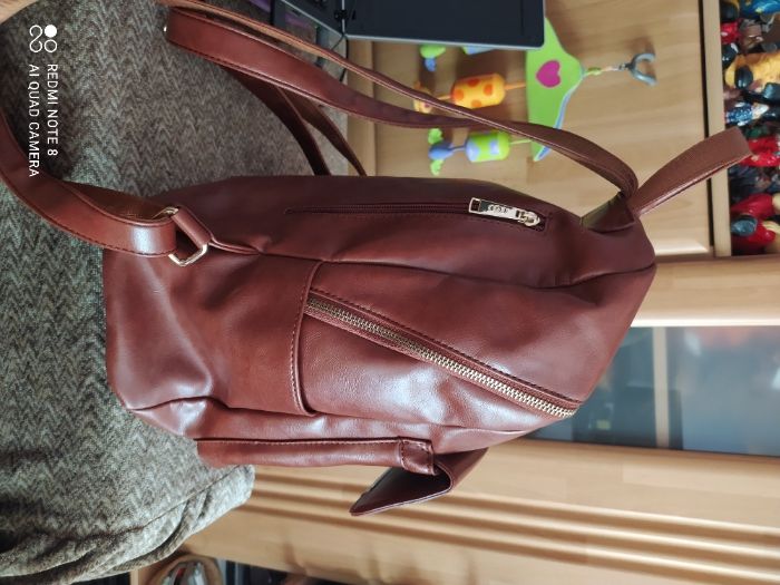 Rucsac  coofit  maro si geanta PIMKIE