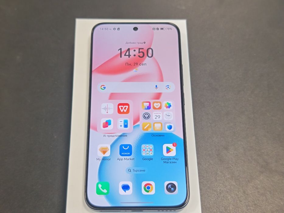 Като нов Honor 400 5G 8GB RAM 256 GB 23м гаранция