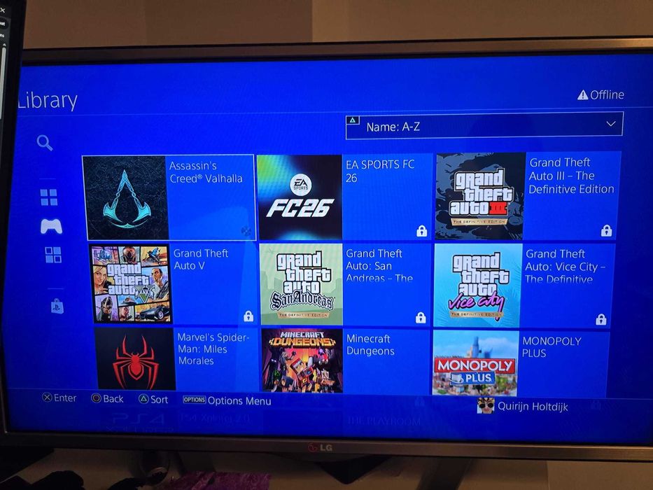 PlayStation 4 FAT, 500G, MODAT HEN, 2 Controllere