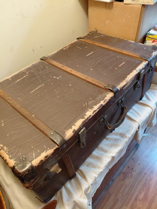 Стар куфар за декорация 80х44х23 ( примерни размари)