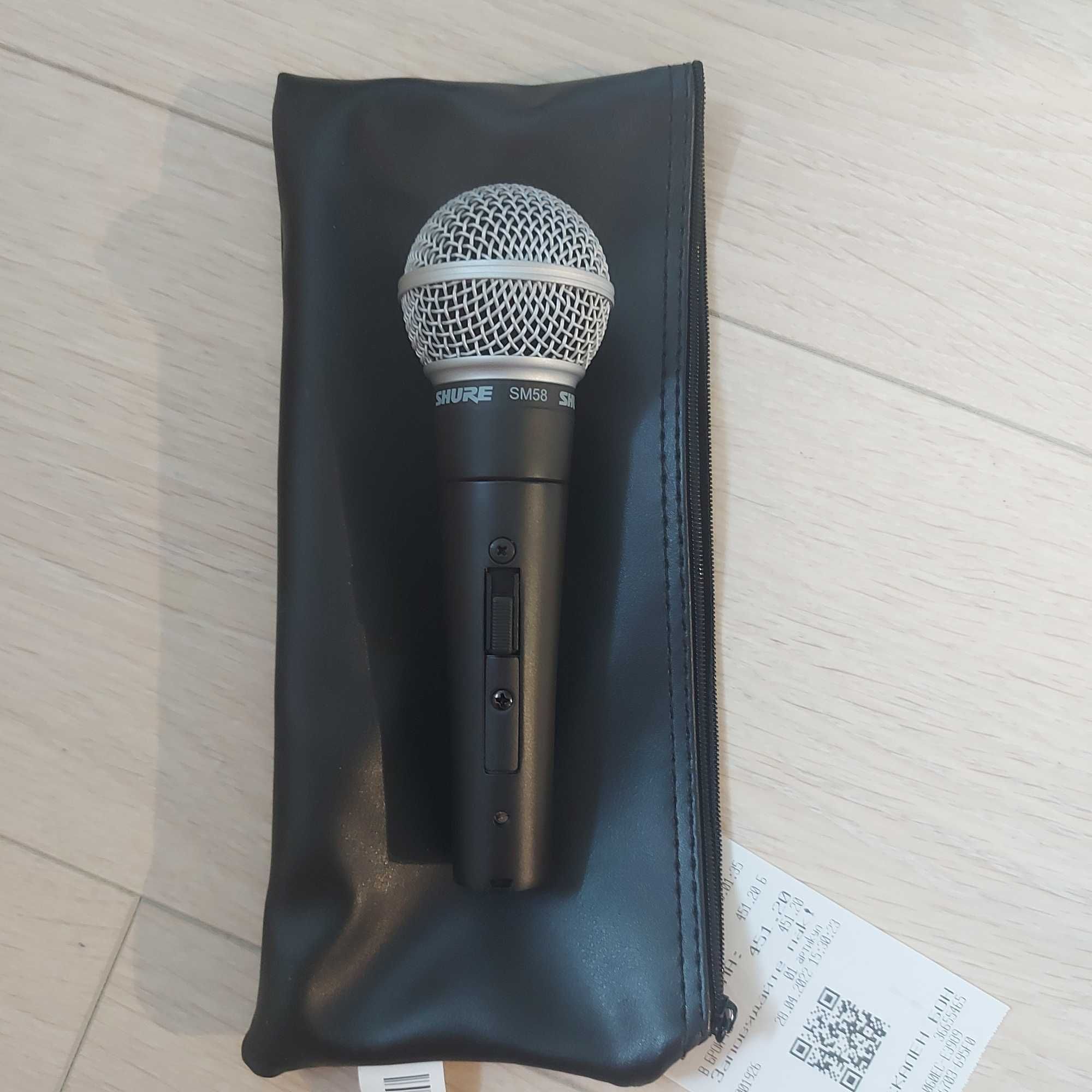 Вокален микрофон Shure SM58 с копче