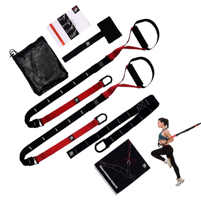 Produse sigilate! Sistem premium foarte rezistent benzi fitness TRX