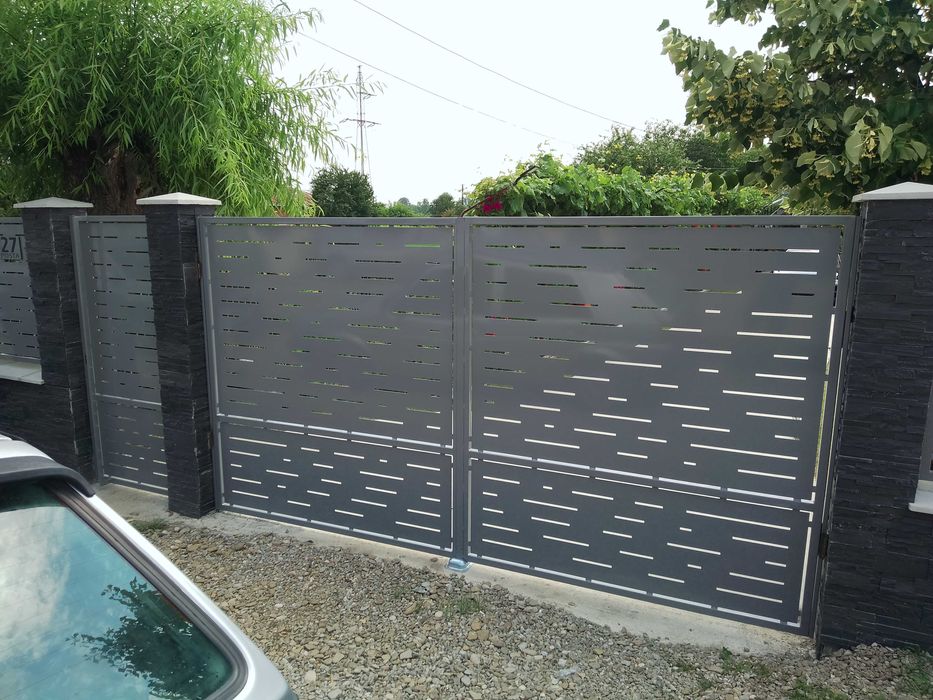 Gard Boltari, gard tabla decupata, porti tabla traforata, gard WPC