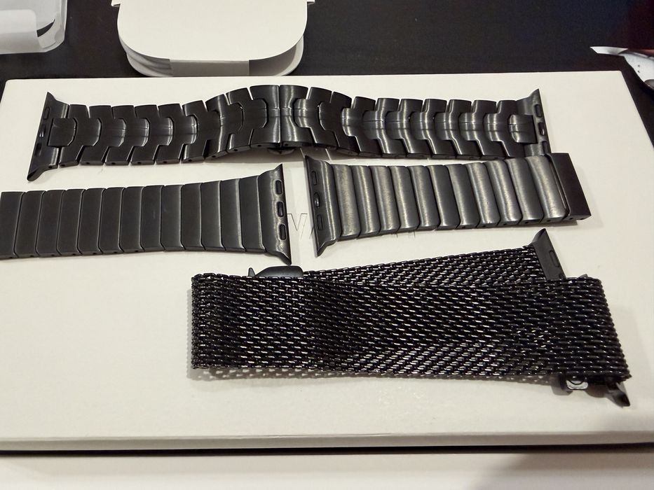 Apple Watch Ultra Titanium + Ocean Band Midnight Blue