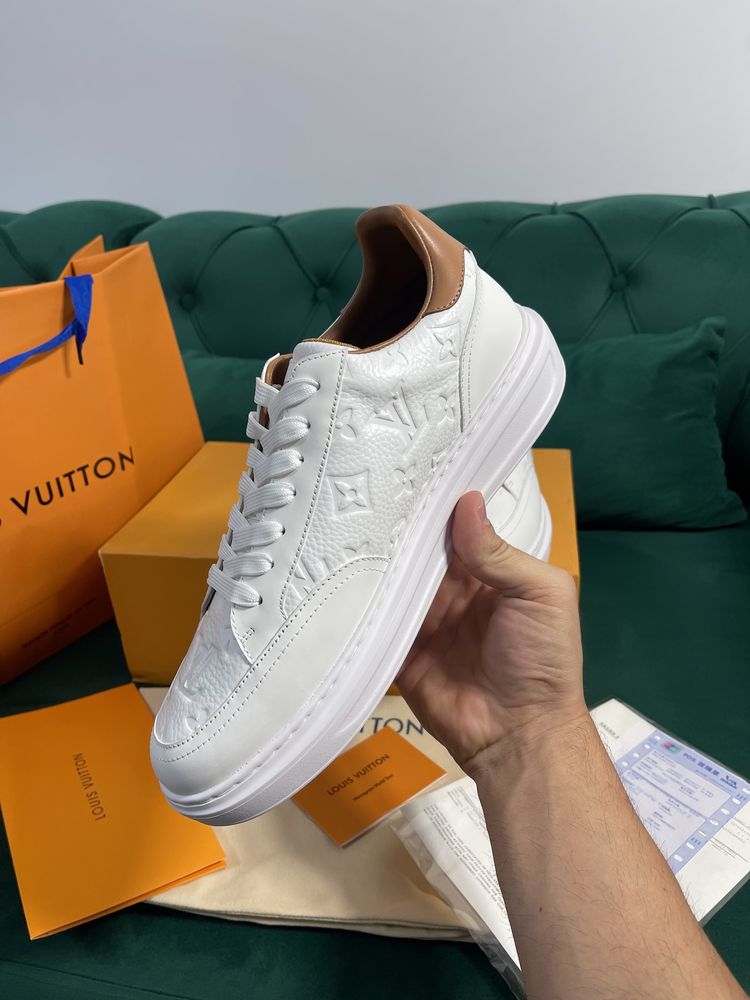 Adidasi Louis Vuitton piele naturala Full Box Premium colectie noua