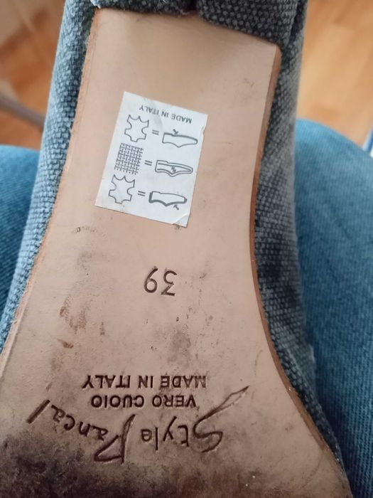 Pantofi casual cu toc, 39, Tina R