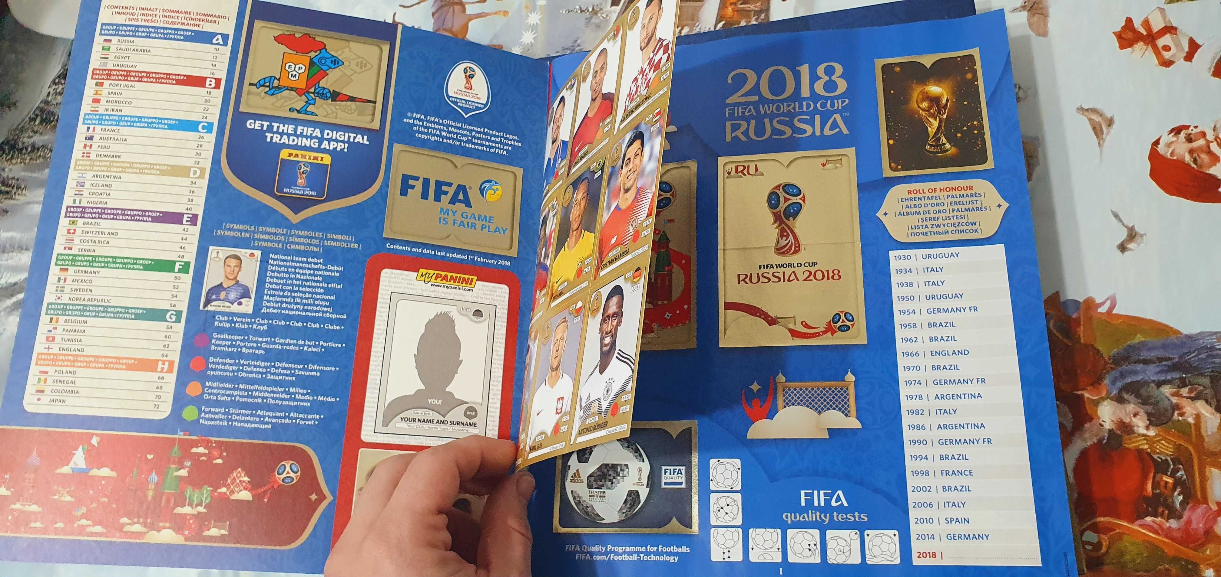 Panini World Cup 2018 Gold - Swiss Edition COMPLET