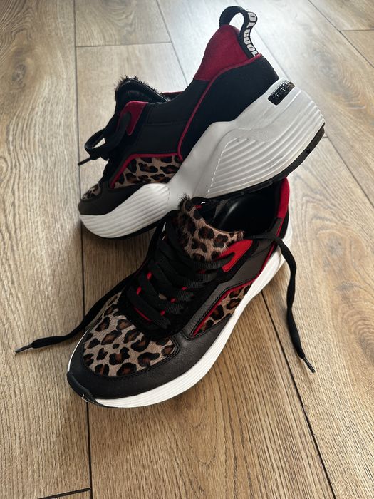 Adidasi piele animal print
