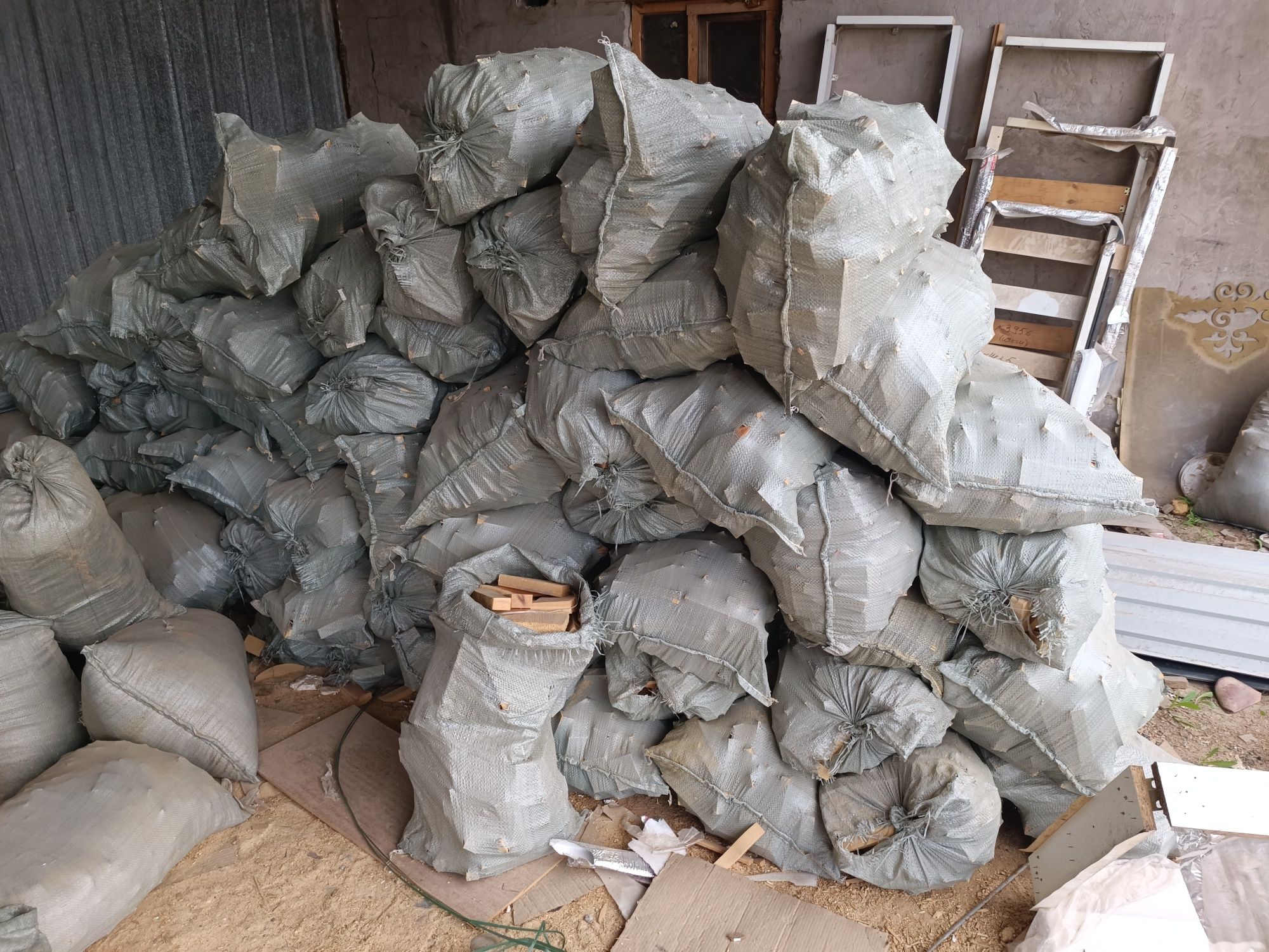 ДРОВА в мешках 500 тг