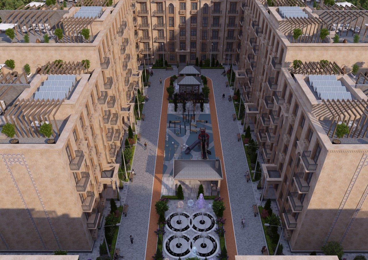 Новостройка BOGISHAMOL RESIDENCE 44м2 1 комнатная Ор-Геофизика махала