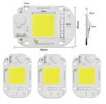 Led Cob Chip 50W AC 220V lumina rece calda neutra