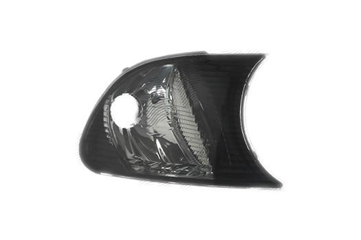 Set Lampa semnalizare fata Bmw Seria 3 (E46) Coupe/Cabrio, Tuning 05.2001-03.2003, stanga/dreapta+ Dreapta, set 2 bucati, culoare fumuriu, cu suport becuri Depo,