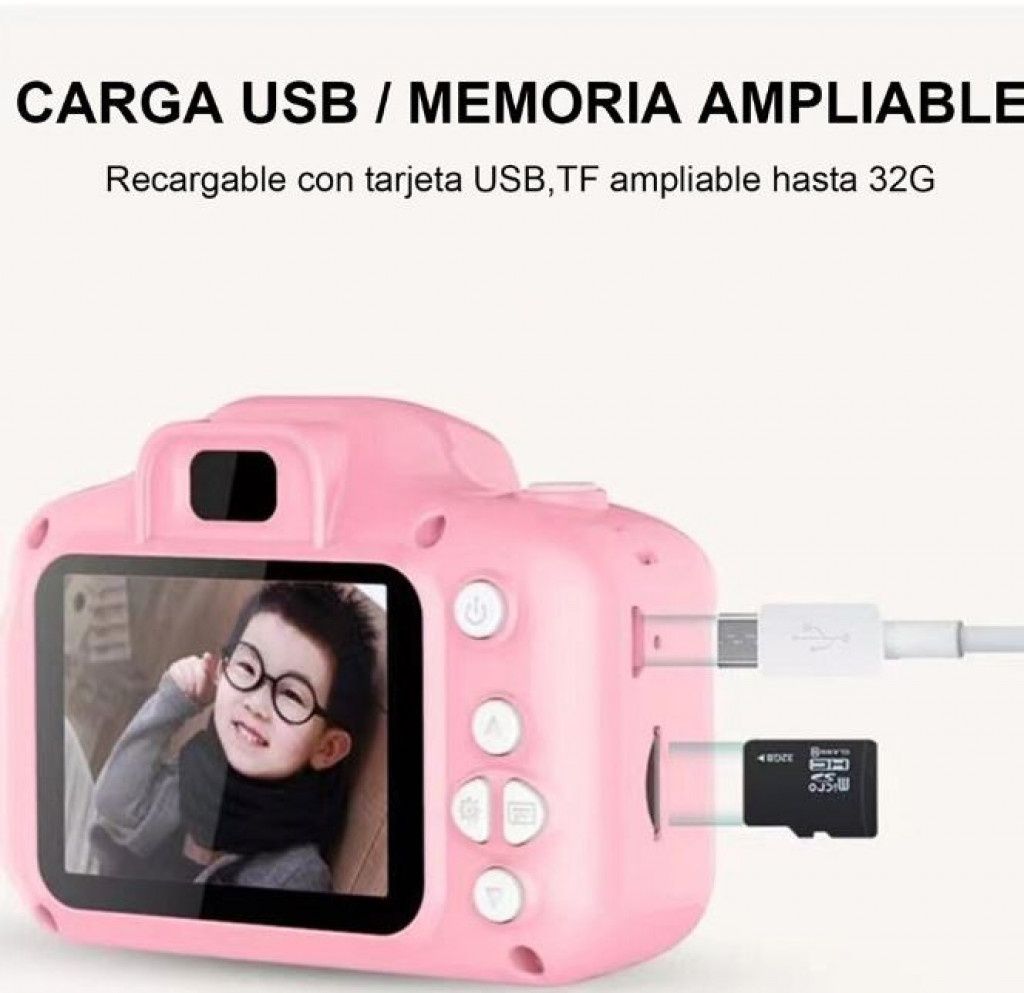 Детски цифров фотоапарат 1080P  – Идеалният подарък за малки фотографи