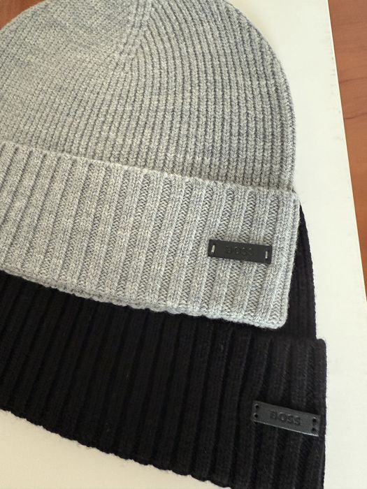 Шапка Оригинал Boss брендовпя шапка 100% шерсть