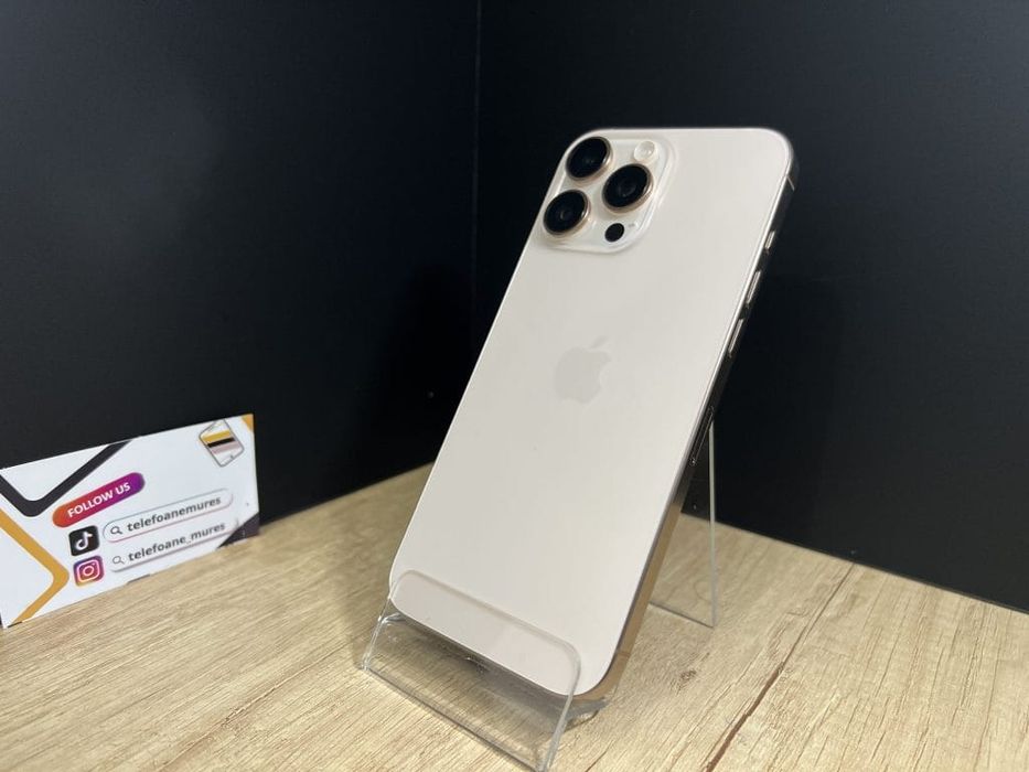 Iphone 16 Pro Max 256Gb Desert Titanium 3 ani garanție, Telefoane Mure