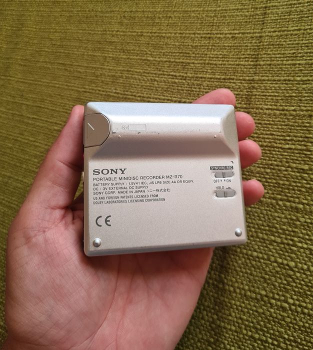 Sony Minidisc MD Recorder Walkman MZ-R70 Mini Disc Player Portabil