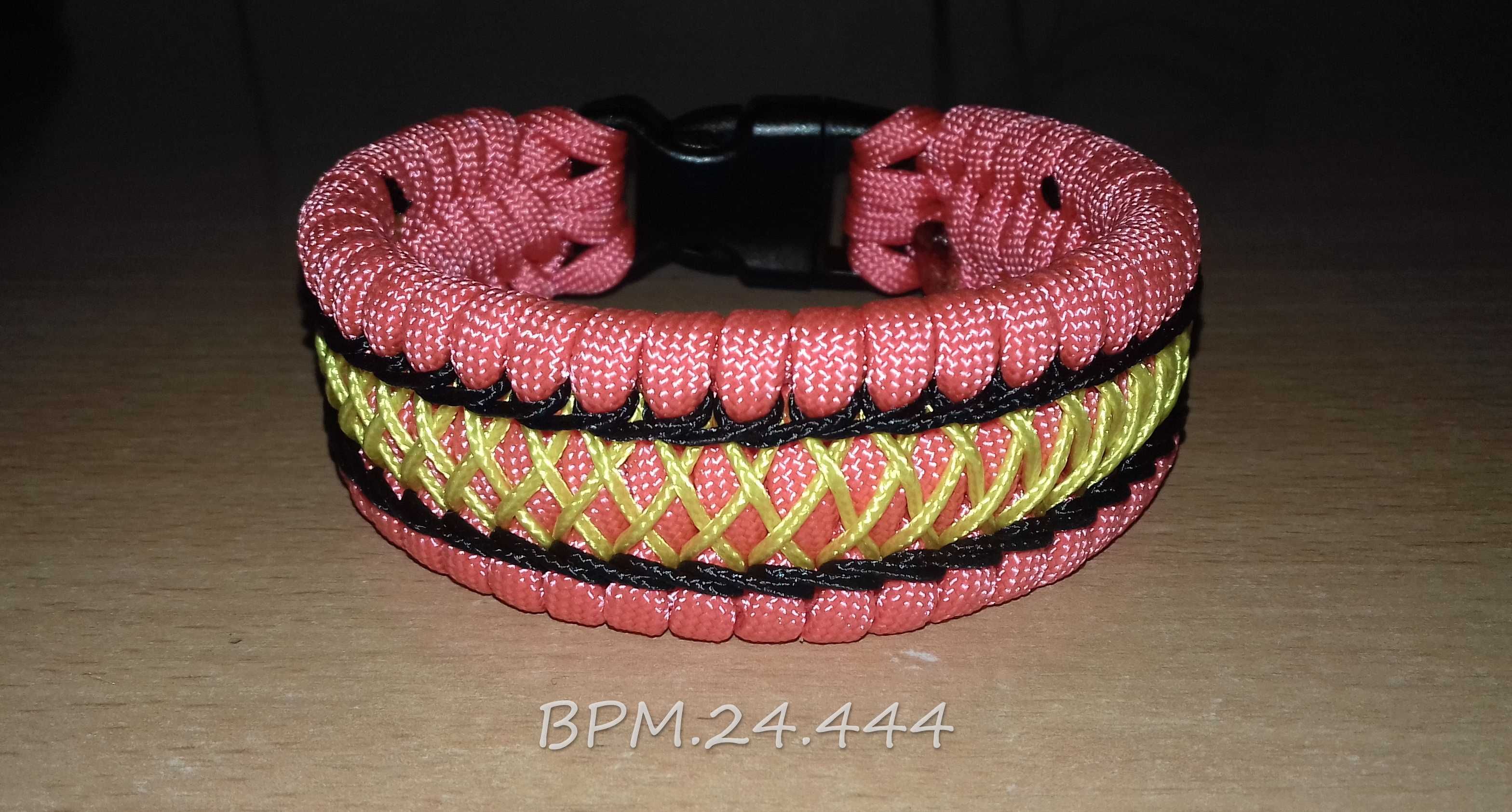 Brățară paracord USA sewing pattern