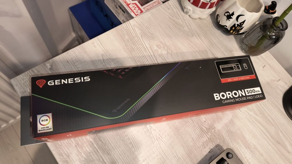 Gaming Mouse Pad Genesis RGB, garanție 2 ani