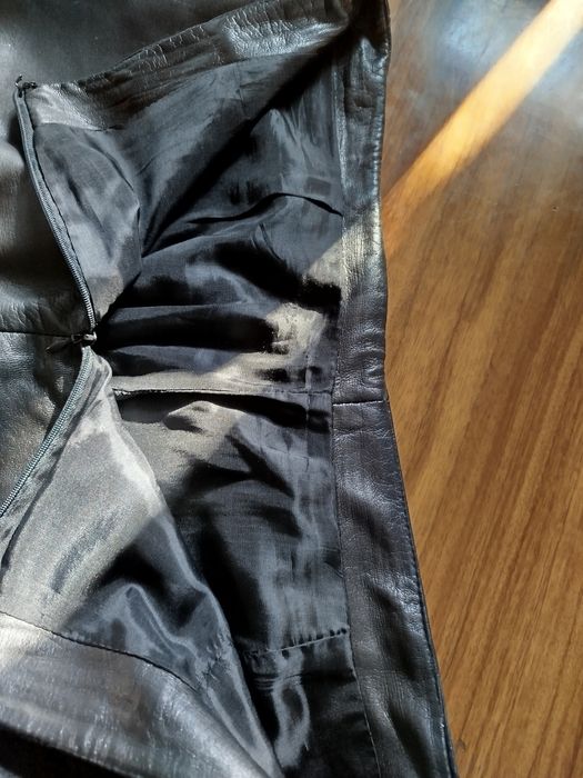 Юбка кожаная 100%, Америка.