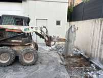 Bobcat  cilindru compactor taiere beton asfalt