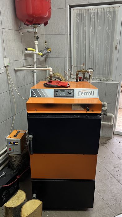 centrala combustibil solid  Ferroli DP profi 45kw