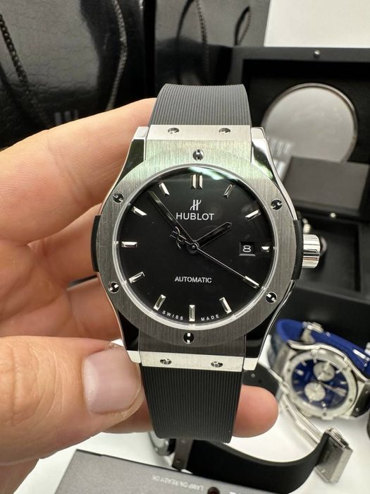 ceas barbat hb classic fusion black 42,mm