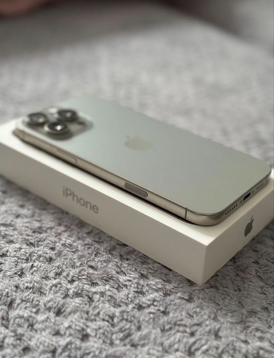 Vand/Schimb IPhone 16 Pro Max Natural Titanium 100%bat garantie 2026