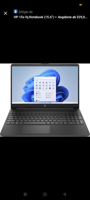 HP 15s Black Celeron N4500 4GB 256SSD FHD