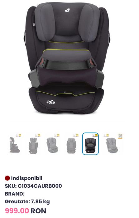 Scaun Isofix copii 9-36 kg  JOIE